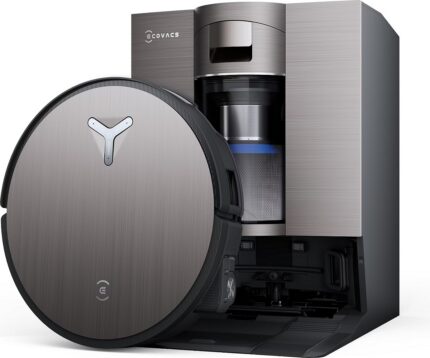 Ecovacs Deebot X11 OmniCyclone Saug- und Wischroboter Anthrazitgrau